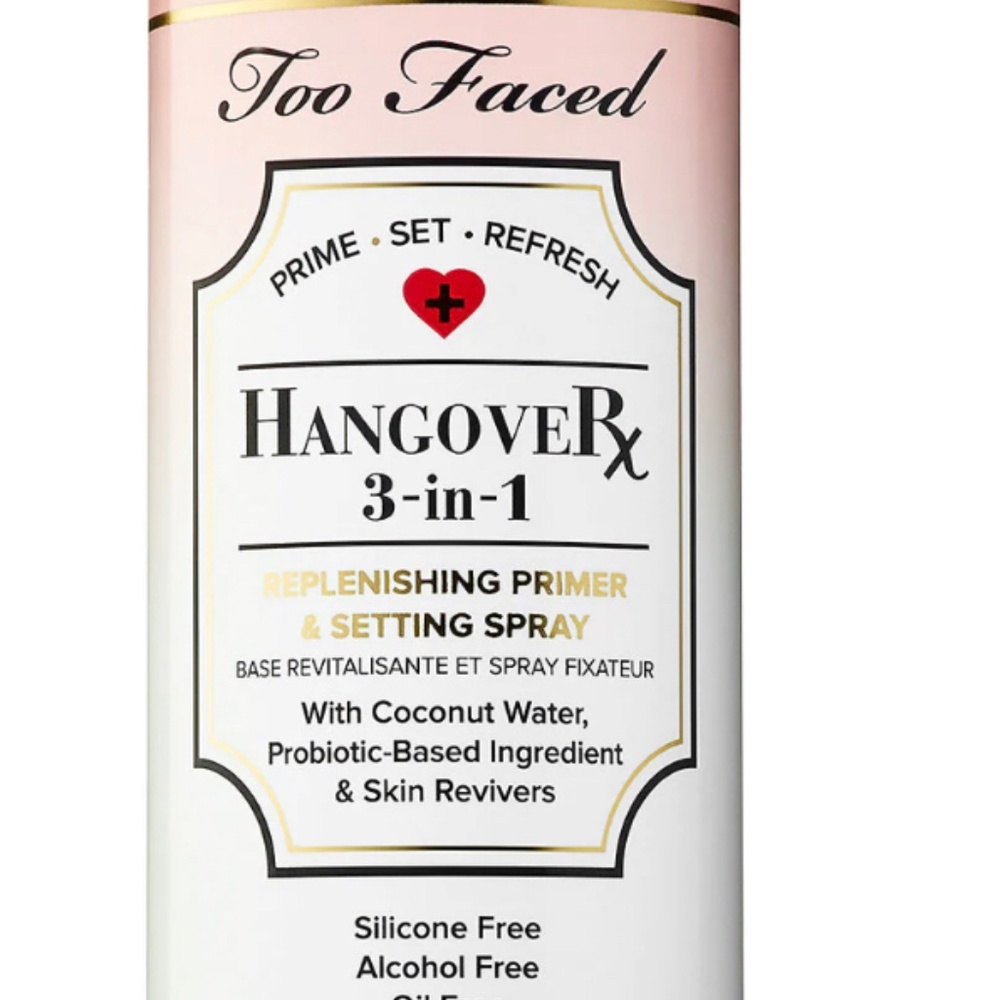 Too Faced Hangover primer + setting spray